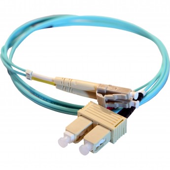 Шнур оптоволоконный OM3 LEGRAND многомодовый SC/LC 3 м цвет морской волны