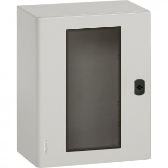 Шкаф LEGRAND Atlantic МП стеклянная дверь 500x400x200 светло-серый