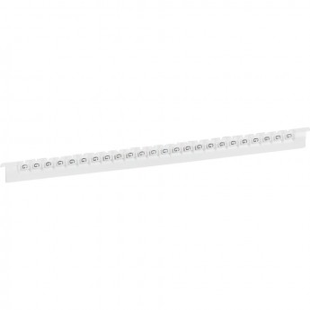 Маркер LEGRAND Memocab ширина 2,3 мм чёрная маркировка на белом фоне заглавная буква G