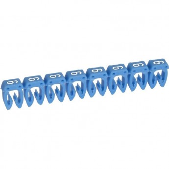 Маркер LEGRAND CAB 3 для кабеля 1,5-2,5 мм² цифра 6 синий