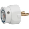 Вилка LEGRAND 2К серия Элиум 16 А ультраплоская пластик белый 050183