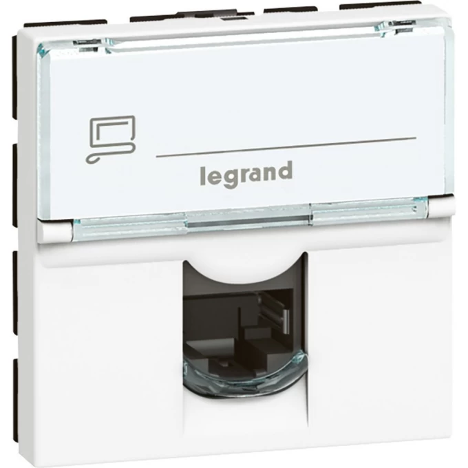 Розетка LEGRAND RJ 45 Программа Mosaic категория 6a STP 2 модуля белый 076576 Розетка LEGRAND RJ 45 Программа Mosaic категория 6a STP 2 модуля белый 076576