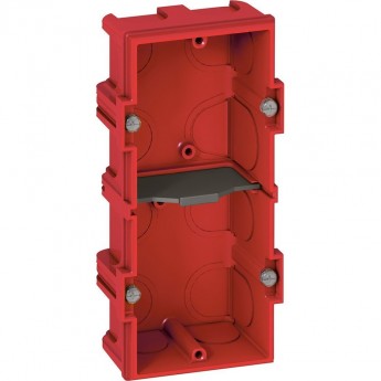 Коробка многоместная LEGRAND Batibox для кирпичных стен 2-местная 4/5 модулей верт./гориз. монтаж гл. 40