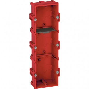 Коробка многоместная LEGRAND Batibox для кирпичных стен 3-местная 6/8 модулей верт./гориз. монтаж гл. 40