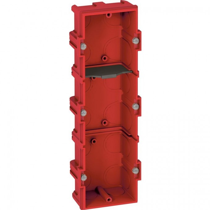 Коробка многоместная LEGRAND Batibox для кирпичных стен 3-местная 6/8 модулей верт./гориз. монтаж гл. 40 080143