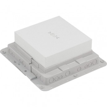 Пластиковая монтажная коробка LEGRAND для встраивания напольных коробок на 24 модуля или с глубиной 65 мм на 16 модулей белый
