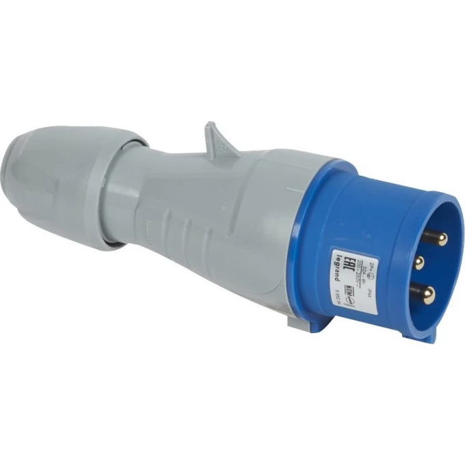 Вилка LEGRAND мобильная 32А 2К+З 230 В IP 44 090107. Купить на Официальном Сайте LEGRAND в России.