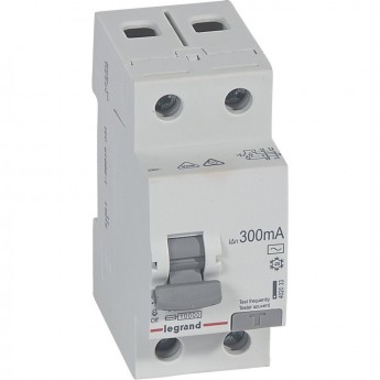 Выключатель дифференциального тока LEGRAND RX3 300мА 40А 2П тип AC белый