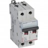 Автоматический выключатель LEGRAND DX³-E 6000 6 кА тип C 2П 230/400 В 10А 2 модуля белый 407275