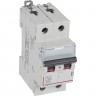 Автоматический выключатель LEGRAND DX³-E 6000 6 кА тип C 2П 230/400 В 50А 2 модуля белый 407282