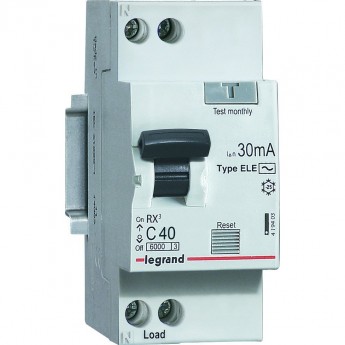 Автоматический выключатель LEGRAND RX3 ДТ 30мА 10А 1П+Н AC белый