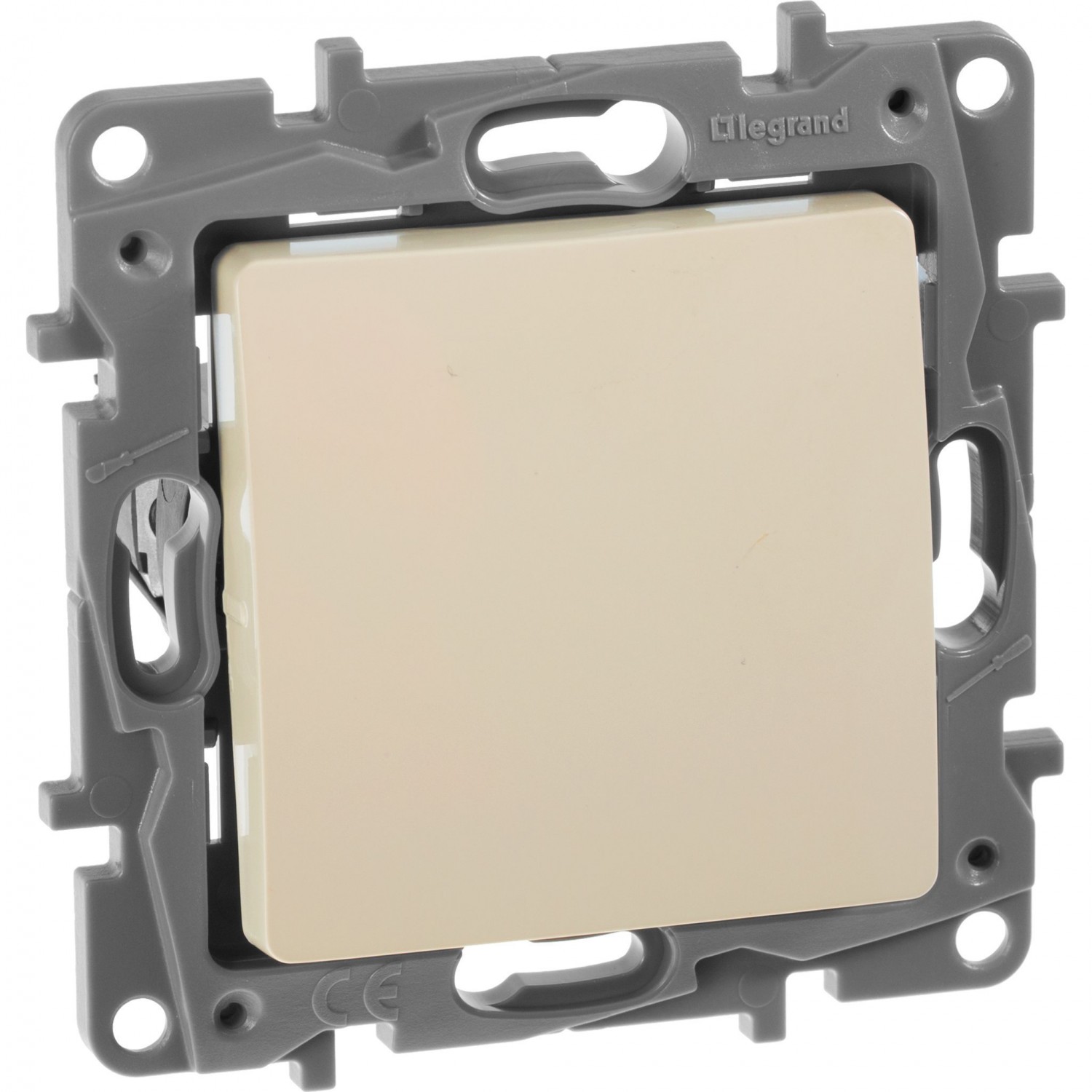 Выключатель LEGRAND Etika Plus без фиксации (кнопка) с Н.О./Н.З ...