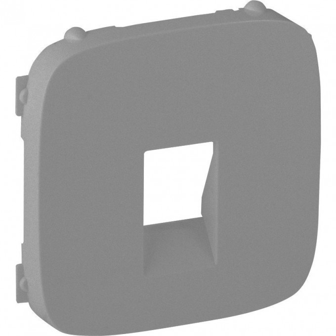 Лицевая панель LEGRAND Valena ALLURE для аудиорозетки с пружинными зажимами одиночной алюминий 755367