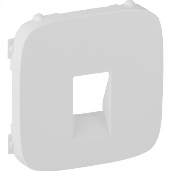 Лицевая панель LEGRAND Valena ALLURE для аудиорозетки с пружинными зажимами одиночной белый