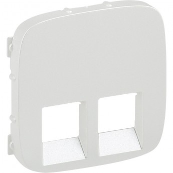 Лицевая панель LEGRAND Valena ALLURE для двойных телефонных/информационных розеток жемчуг