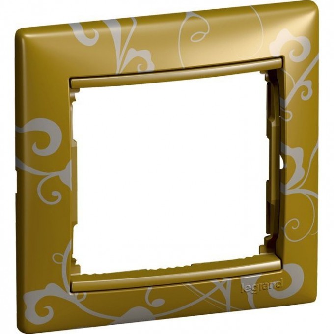 Рамка LEGRAND Valena 1 пост золото барокко 770020