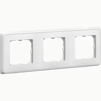 Рамка LEGRAND Cariva 3 поста горизонтальный/вертикальный монтаж белый