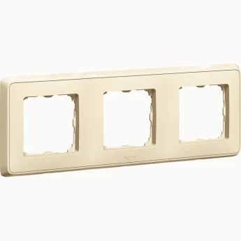 Рамка LEGRAND Cariva 3 поста горизонтальный/вертикальный монтаж слоновая кость
