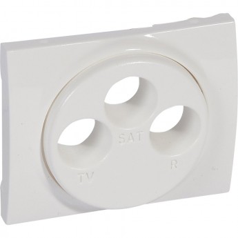 Панель лицевая LEGRAND GALEA LIFE для розетки телевизионной RD-SAT белый