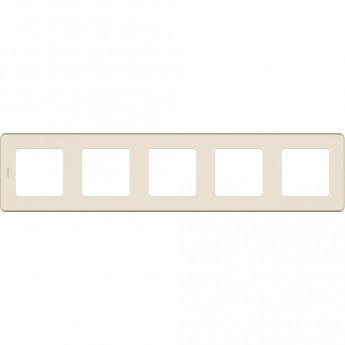 Рамка LEGRAND INSPIRIA 5 постов слоновая кость Рамка LEGRAND INSPIRIA 5 постов слоновая кость