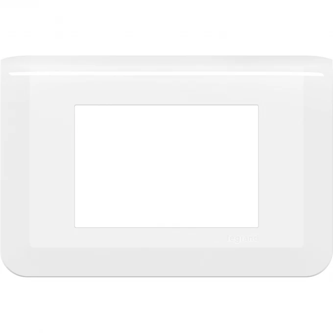 Рамка LEGRAND MOSAIC 3 модуля - белая 078803L Рамка LEGRAND MOSAIC 3 модуля - белая 078803L