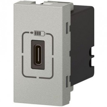 Розетка USB-C LEGRAND MOSAIC 1модуль для зарядки Розетка USB-C LEGRAND MOSAIC 1модуль для зарядки