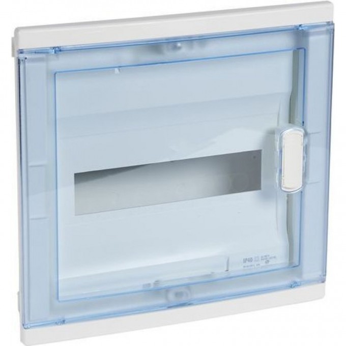 Щит LEGRAND Nedbox встраиваемый 1 рейка 12+2 мод., 305х330х86мм с N+PE с синей полупрозрачной дверью (IP 40) 01421