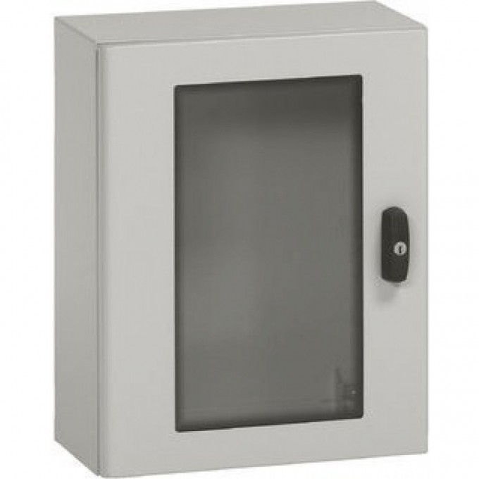 Шкаф LEGRAND Atlantic МП стеклянная дверь 1000x600x300 светло-серый 036948