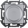 Светорегулятор LEGRAND INSPIRIA поворотный без нейтрали 300Вт алюминий 673792