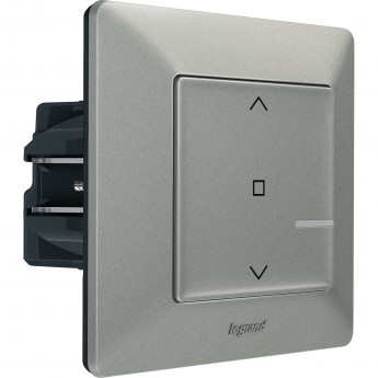 Умный выключатель рольставней LEGRAND Valena Life with NETATMO 500 ВА 230В, алюминий