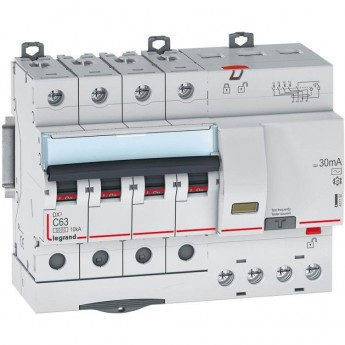 Выключатель автоматический дифференциального тока LEGRAND DX3 63А 4П тип AC