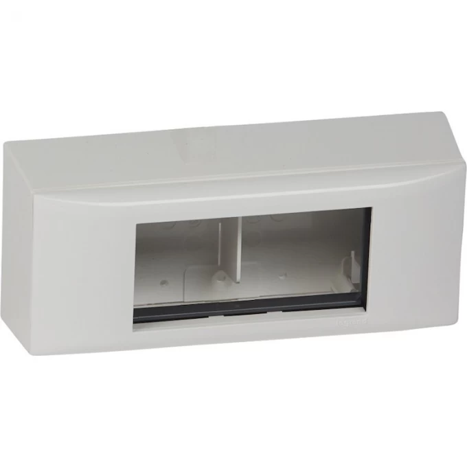 Рамка LEGRAND Mosaic 4 модуля для DLPlus с профилем 20 мм, белая 31613 Рамка LEGRAND Mosaic 4 модуля для DLPlus с профилем 20 мм, белая 31613