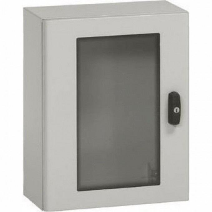 Шкаф LEGRAND Atlantic МП стеклянная дверь 600x400x250 светло-серый 036936