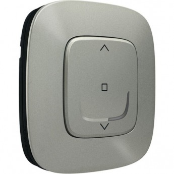 Умный беспроводной выключатель рольставней LEGRAND Valena Allure with NETATMO, алюминий