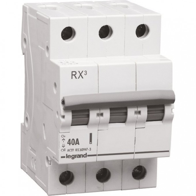 Выключатель-разъединитель LEGRAND RX3 40А 3П белый 419412