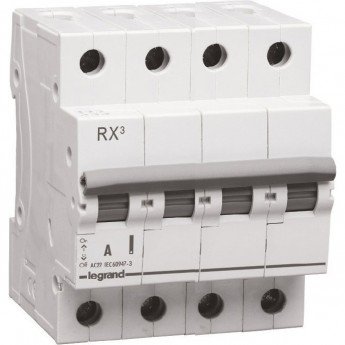Выключатель-разъединитель LEGRAND RX3 40А 4П белый Выключатель-разъединитель LEGRAND RX3 40А 4П белый