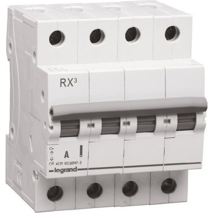 Выключатель-разъединитель LEGRAND RX3 40А 4П белый 419417